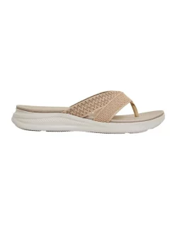 Flash Sale 😀 Active Flex By Easy Steps Magda Beige Stretch 🩴 Sandals 🎁
