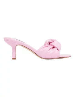 Wholesale 🔔 Nine West Knot Heeled 🩴 Sandal In Pink ✔️