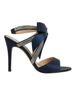 Cheapest ✨ NINA Claudia New Navy Satin 🩴 Sandals 🌟