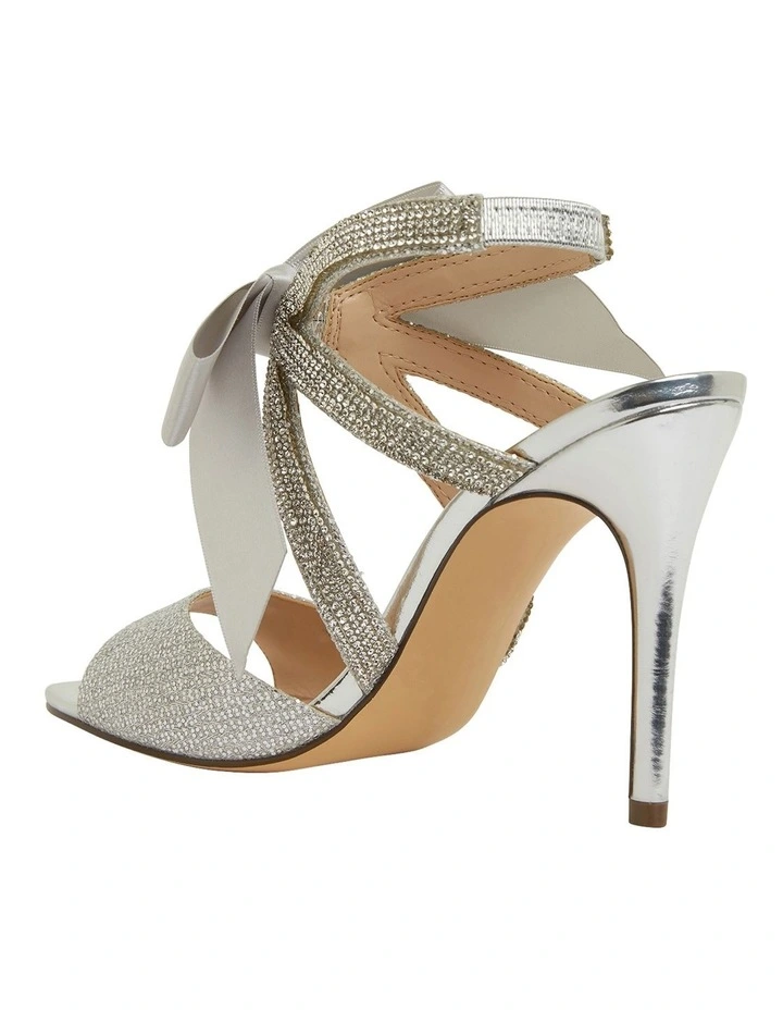 Buy β NINA Claudia Silver Glitter Satin π©΄ Sandals π - Image 7