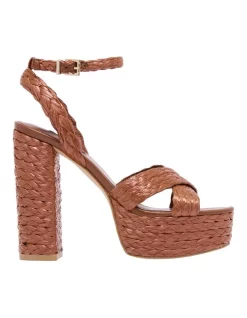 Coupon 🤩 Nine West Hadyn Platfrom 🩴 Sandal In Brown 🔥