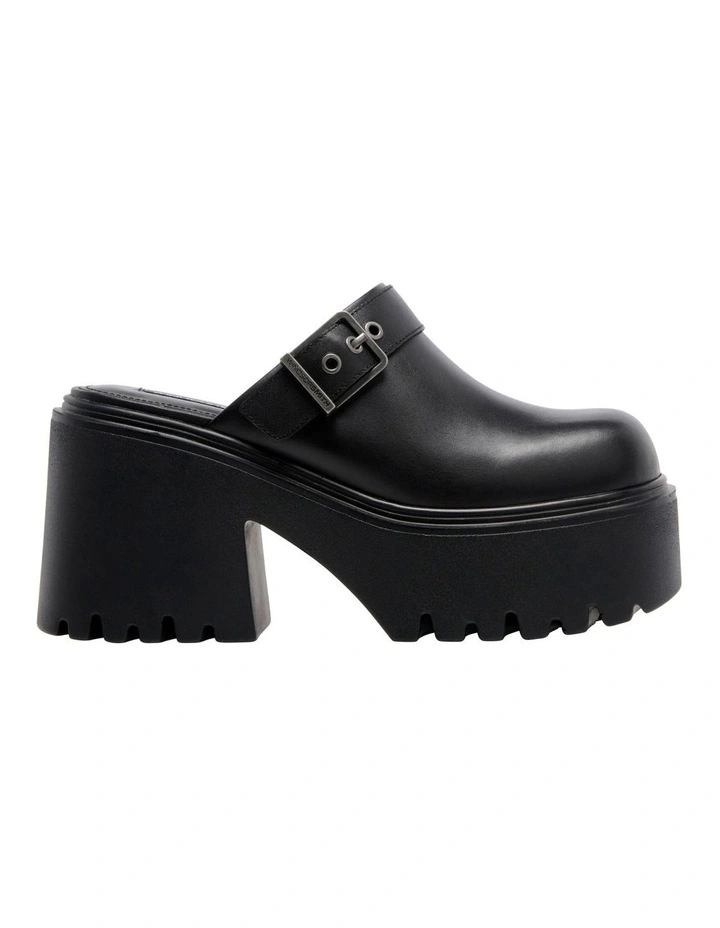 Coupon π Windsor Smith Luck Chunky Platform π Heels In Black Leather π€©