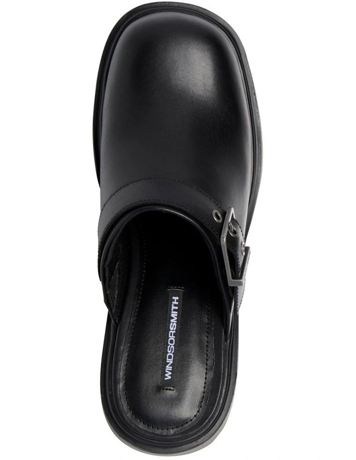 Coupon π Windsor Smith Luck Chunky Platform π Heels In Black Leather π€© - Image 3