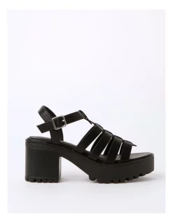 Hot Sale π Miss Shop Kitten π©΄ Sandal In Black π€©