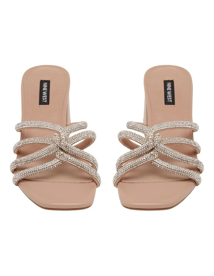 Discount βοΈ Nine West Glitz π©΄ Sandal In Natural Beige π€© - Image 3