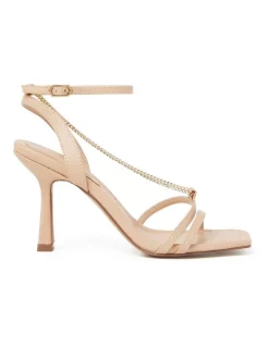 Best Pirce 😉 Forever New Rachel Nude Chain Heel ✨